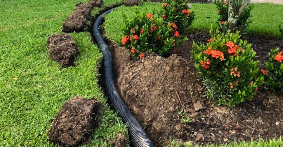 French Drain Installation